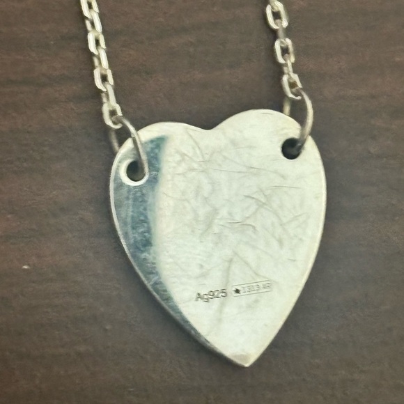 Gucci Heart Necklace 925 Sterling Silver - Picture 4 of 5